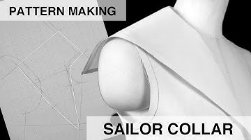 PATTERN MAKING | SAILOR COLLAR | HOW TO DRAFT STEP BY STEP