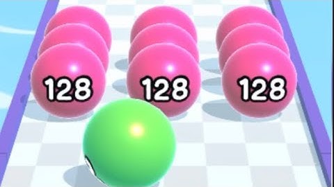 Ball Run 2048  - All  Levels Gameplay IOS  (Levels  110 - 115 ) .