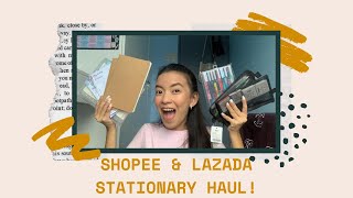 Shopee \u0026 Lazada School Supplies Haul | Jullia Jermane 🦋