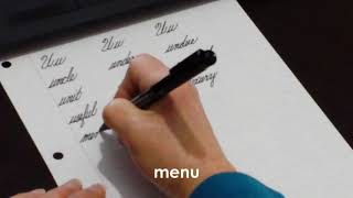 Cursive Writing Practice - Letter U