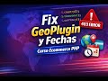 Fix GeoPlugin y Fechas | Curso Ecommerce PHP