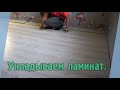 УКЛАДЫВАЕМ ЛАМИНАТ В ПЕРВЫЕ! СВОИМИ РУКАМИ! Посмотри и уложи сам!