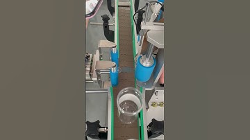 Round bottle labeling machine