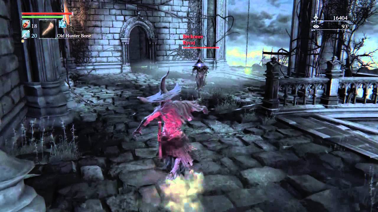 Bloodborne PvP SHOCKED WITH OLD HUNTERS BONE !