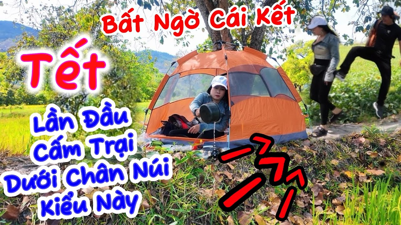 Tết Lần Đầu Cắm Trại Trên Núi Kiểu Bất Ngờ | Troll người yêu | Sơn Ngố vlog