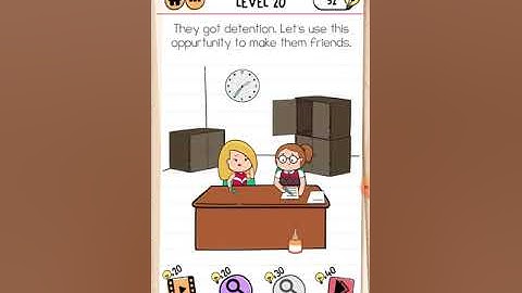 brain test 2 crazy high school level 20 solution.