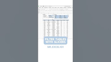 Filter your Excel table with slicers 🔥! #exceltips #exceltutorial #spreadsheet