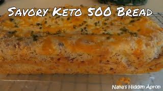 Savory Keto Bacon and Cheese Bread ~ 500 Subscriber ~