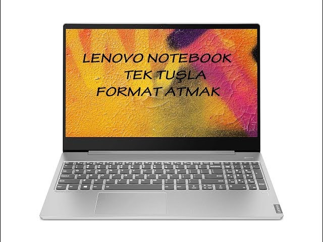 Lenovo Notebook Tek Tuşla Format Atma - YouTube