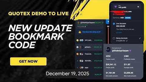 qx demo to live code 2025 All Devices Working || Quotex Demo To Live Script All Devices Working