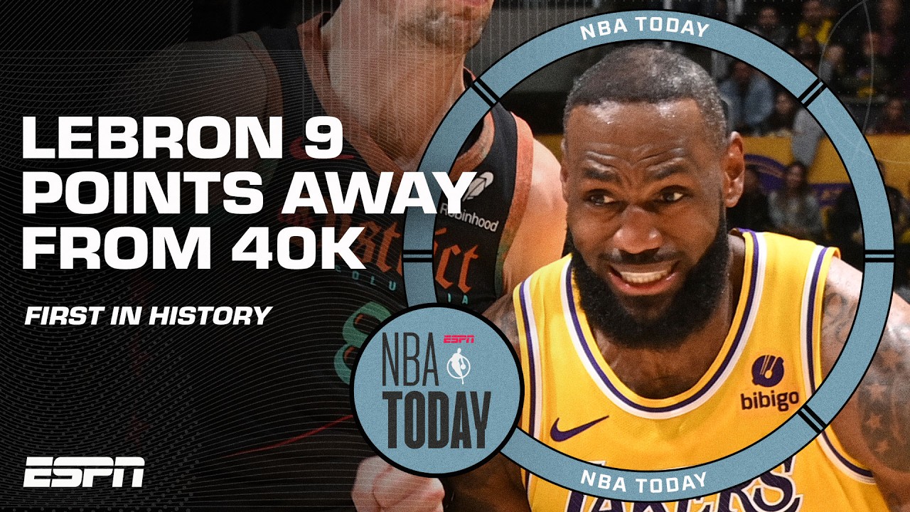 LeBron James reaches 40000 points to extend his NBA career ...