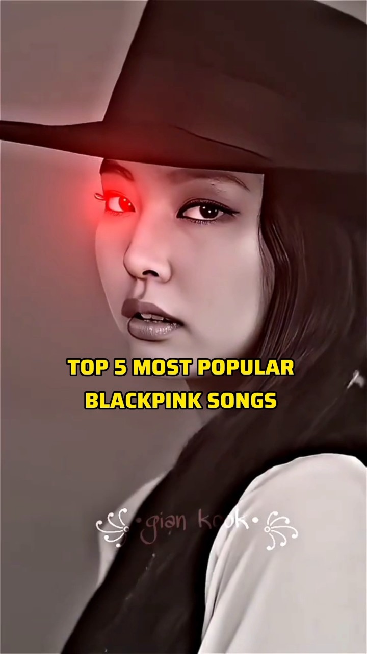 TOP 5 MOST POPULAR BLACKPINK SONGS || #jennie #jisoo #lisa #rosé #blackpink #shorts  ||