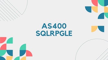 AS400 | SQL RPGLE