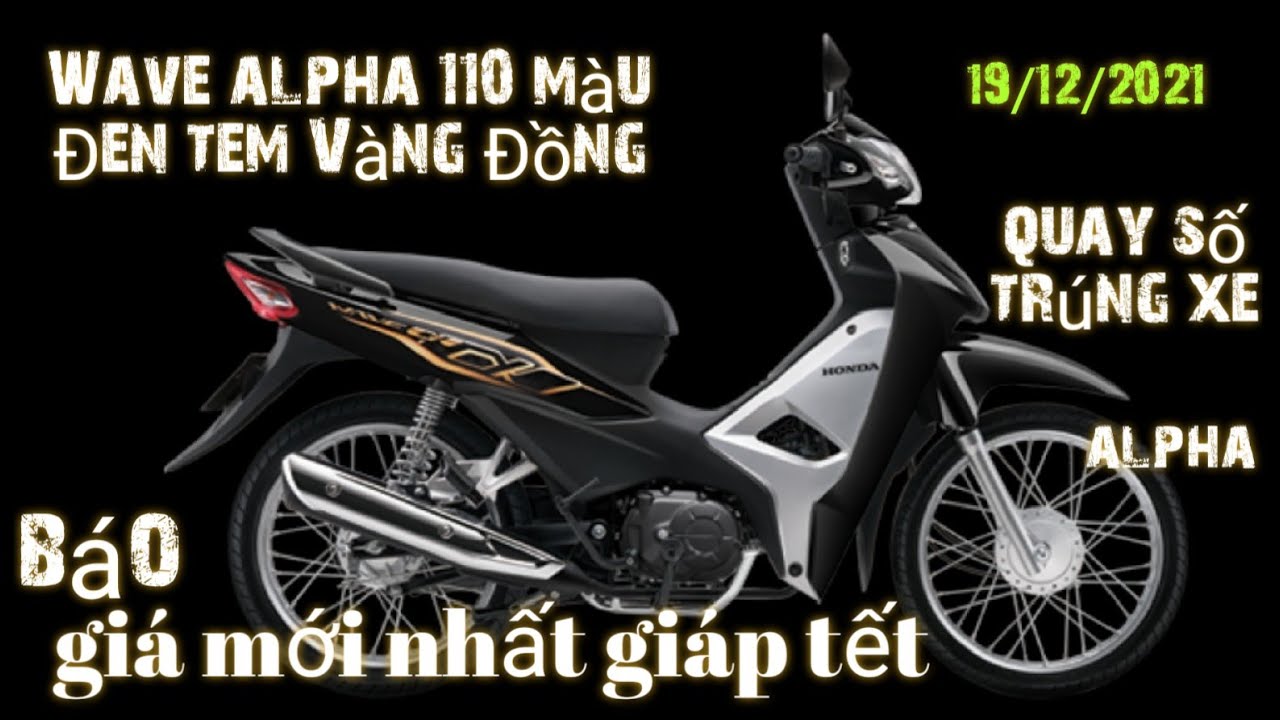 Honda Wave Alpha 110 2021  Đen Bóng Bạc  Walkaround  YouTube