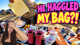 The cheek of it! 😂 Selling at the car boot sale POV