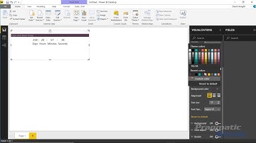 Power BI Custom Visuals - Count Down Timer