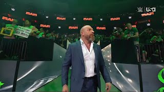 Triple H Entrance - Raw 4/8/2024
