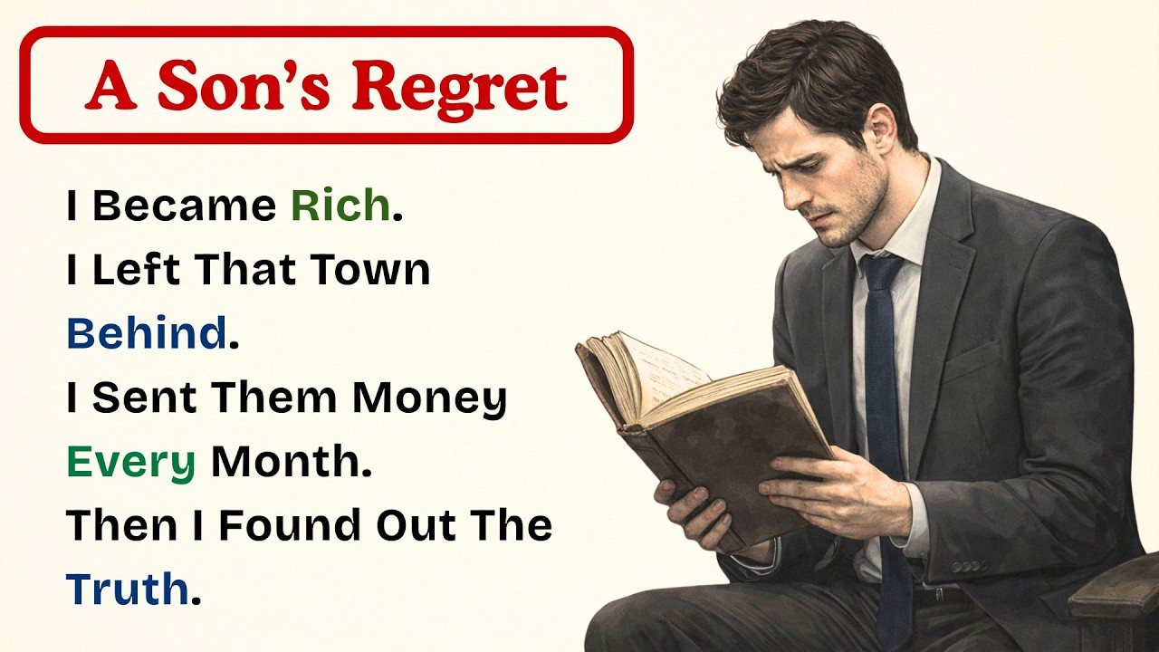 Learn English with Stories ⭐ | A Son’s Bitter Regret | English Listening & Speaking Practice
