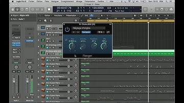 logic pro x FLANGER  plugin test and review