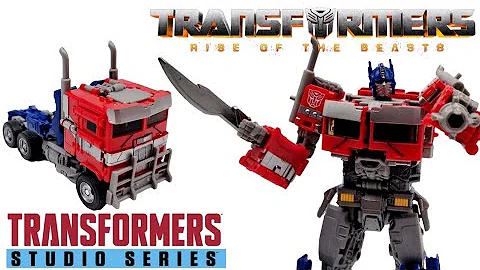 Transformers Studio Series 102 Rise of the Beasts Voyager Class Optimus Prime Review