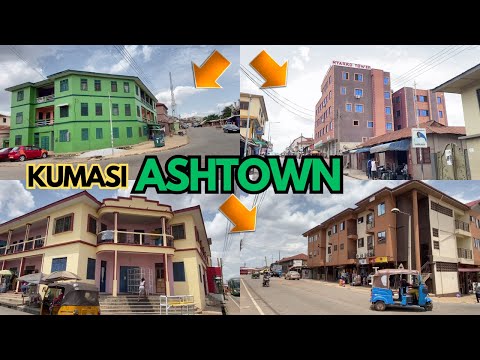 Vibrant Ashtown Houses Shine After Otumfuo's 25th Anniversary Celebrations In Kumasi, Ghana!