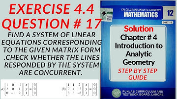 12th Math - Exercise 4.4 Question 17
