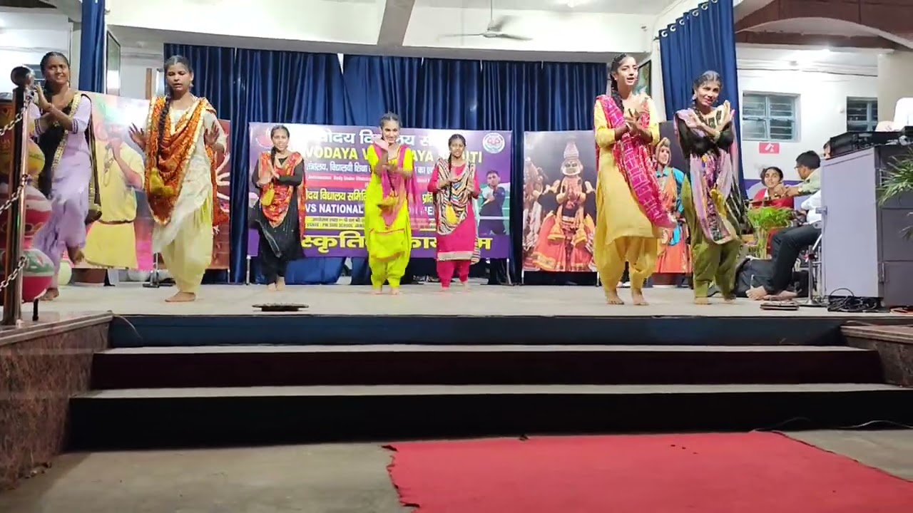 jnv Ambala girls Panjabi dance performance