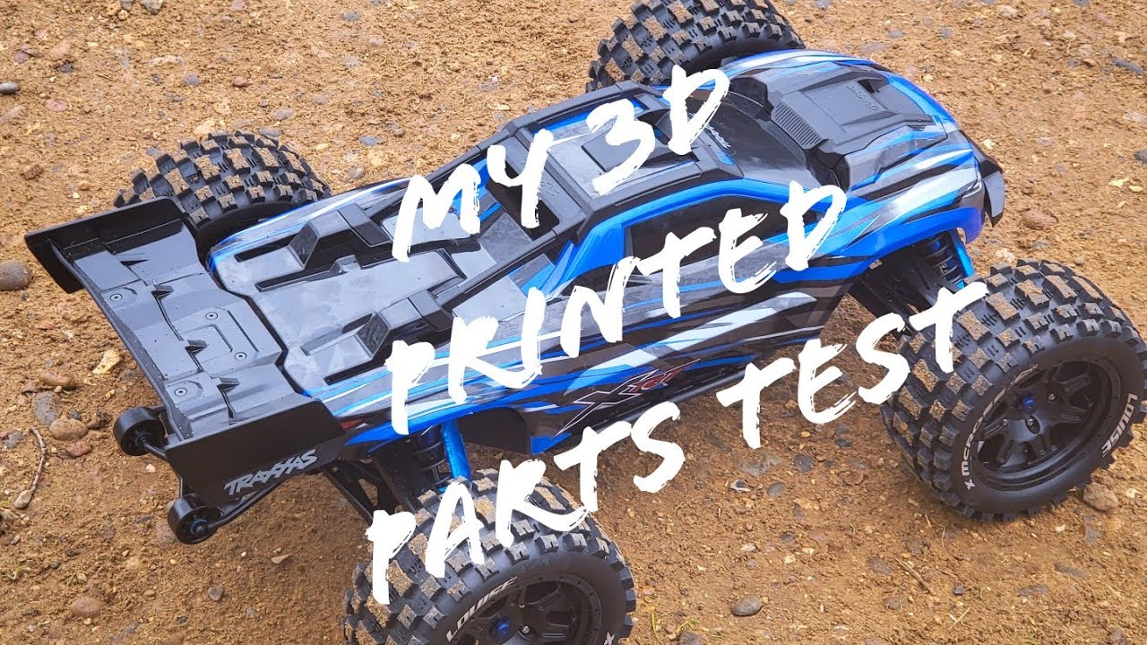 Traxxas XRT My 3D Printed Parts Test - YouTube