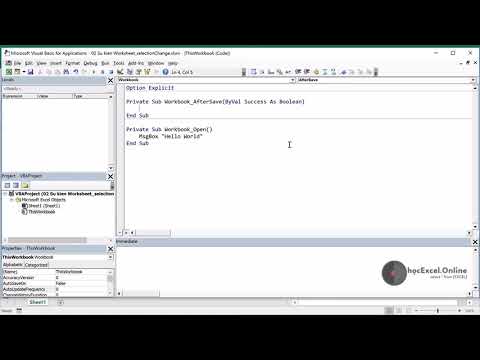 VBA Excel | Bài 11.1