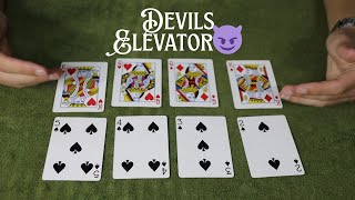GENIUS Card Trick Tutorial -  Devils Elevator