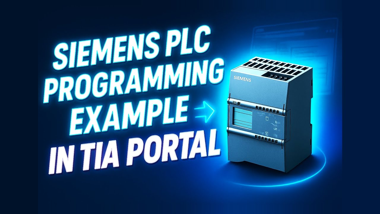 Siemens PLC Programming Example in TIA Portal! - YouTube