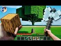 Minecraft in Real Life POV - REALISTIC TREE in Minecraft En LA Vida Real 創世神第一人稱真人版