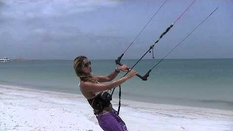 Kitesurfing Technique - Walking With a Kite Part 1