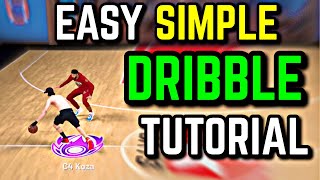 UNDEFEATED DRIBBLE GOD drops EASY DRIBBLE TUTORIAL on NBA 2K22 !! HOW TO DRIBBLE FOR BEGINNERS !!
