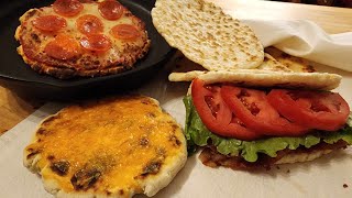 2 Ingredient Flat Bread Naan Bread Pizza Crust No Yeast No Eggs No Oven The Hill