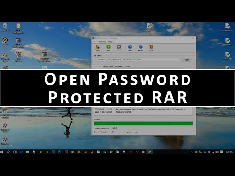 How to Open Password Protected RAR or Zip File without Password in Windows