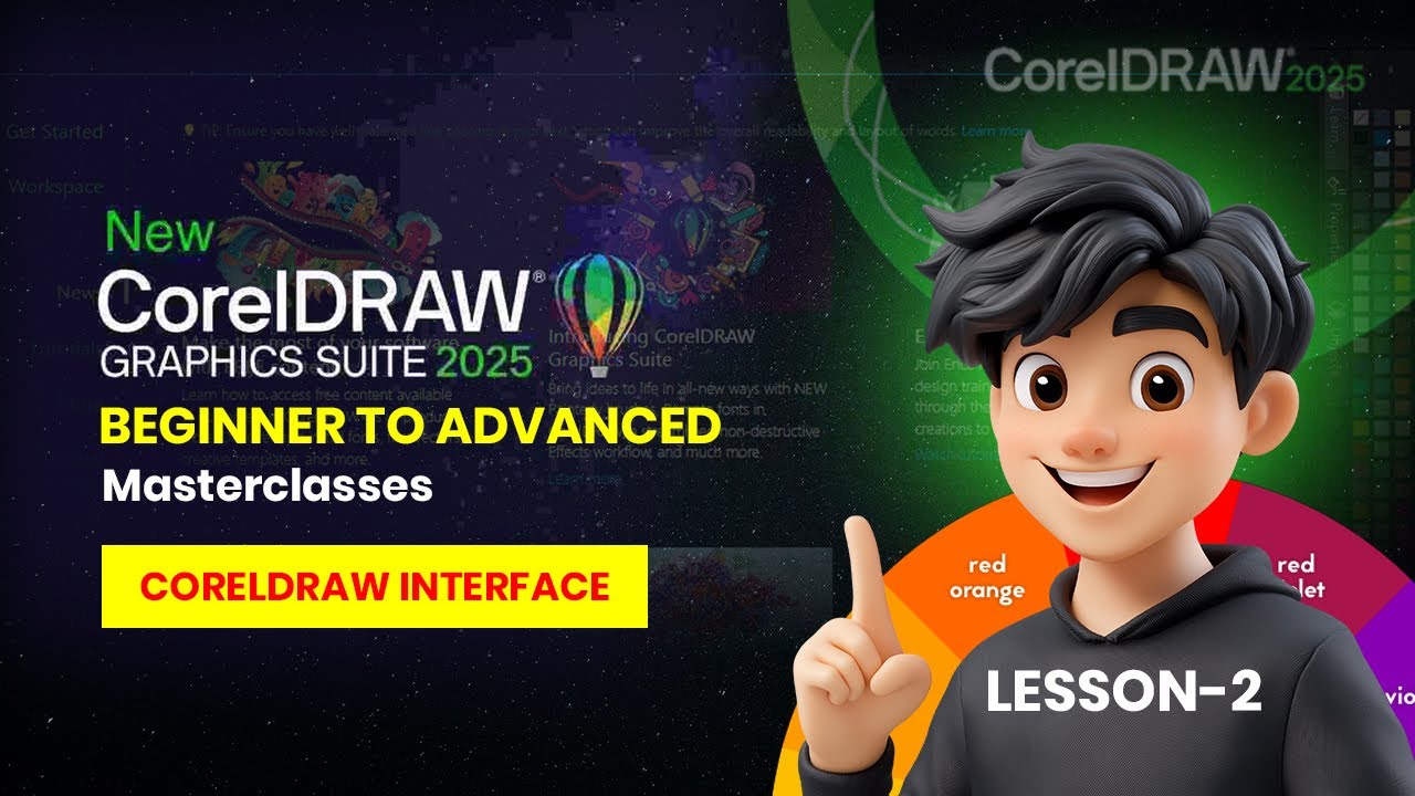 CorelDraw Interface and Introduction |coreldraw tutorial for beginners ...