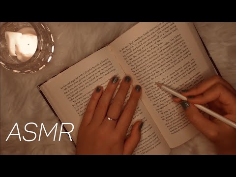 ASMR inaudible reading by candlelight 🕯 *calming, clicky whispers*