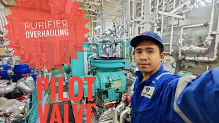 MITSUBISHI SELFJECTOR PILOT VALVE DISASSEMBLY | PURIFIER OVERHAULING