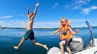 Harry push daddy in the water! Strong emotions when a family member is missing VLOG screenshot 5