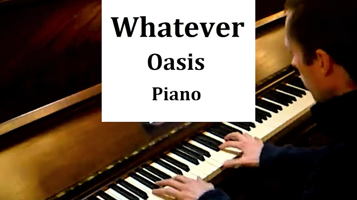 Whatever Piano version - Piano performance video thumbnail