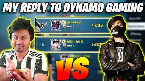 Mrcybersquad Reply to dynamo || Dynamo vs cybersquad controversy || dynamo controversy neonxpawan