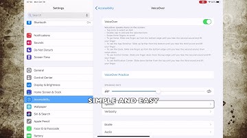 HOW TO ENABLE OR DISABLE VOICEOVER IN IPADOS 13.6 (IPAD)