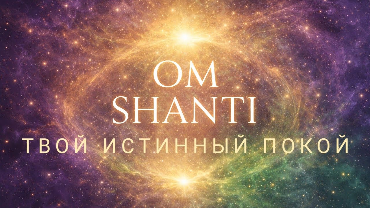 ॐ Om Shanti — тишина, в которой ты дома 🌿✨ мягкая мантра покоя 🤍 мир внутри тебя
