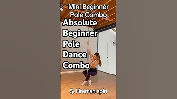 Absolute Beginner Pole Dance Choreo #beginnerpoledance #polesport #poledance #poleflow