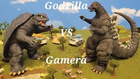 Godzilla Vs Gamera, An Epic Stop Motion Battle! (100 subscriber special) #ISMS500