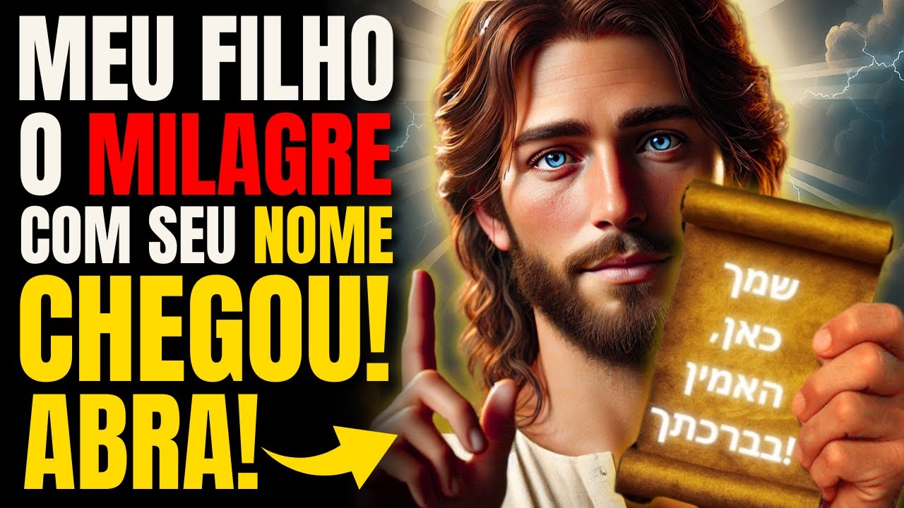 ✨ DEUS DIZ: SEU MILAGRE HOJE VAI TRANSFORMAR SUA VIDA COMPLETAMENTE