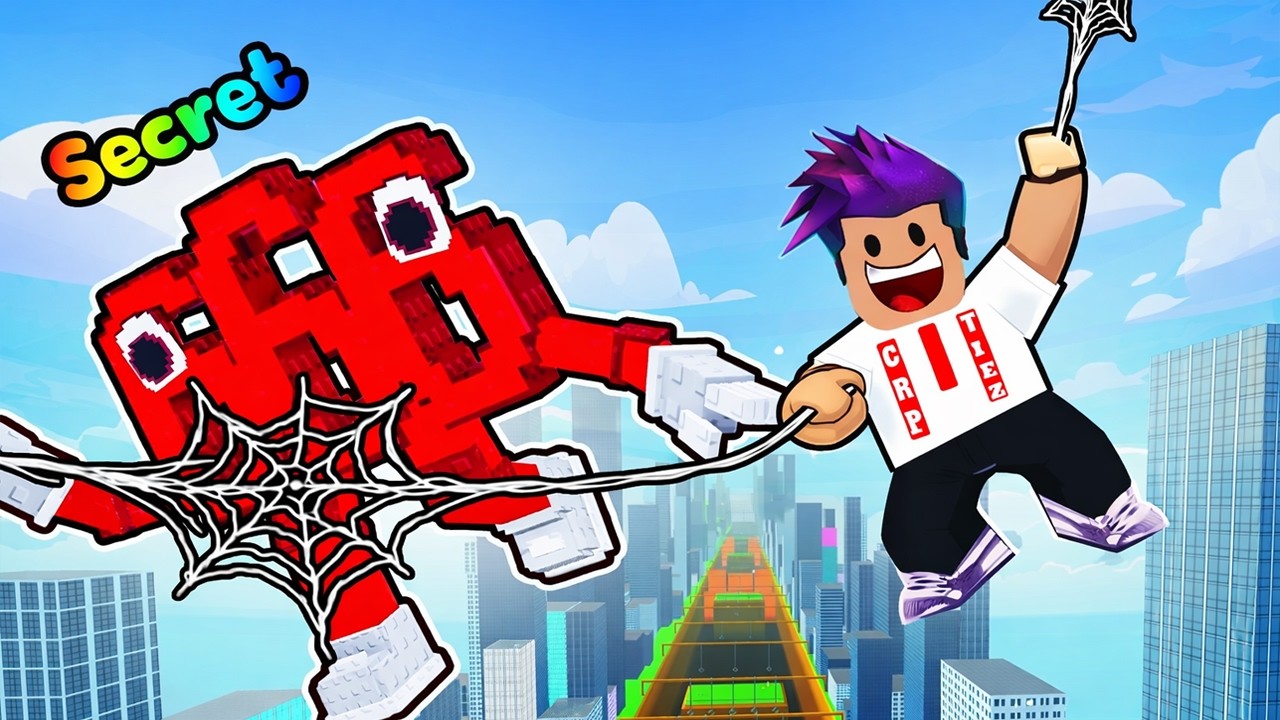 عشت حياة سبايدر مان وصدت اصدقاء تون تون سحور لعبة roblox !! 🤾‍♂️