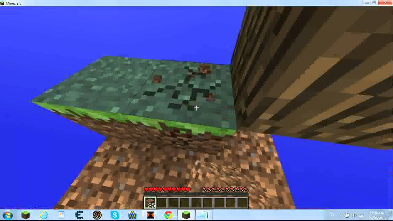 como hacer un generador de cobblestone en skyblock MINECRAFT - YouTube
