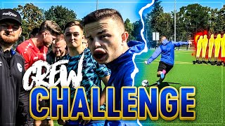 XXL CREW FREEKICK Fußball CHALLENGE 🔥🔥 (sehr schlecht)